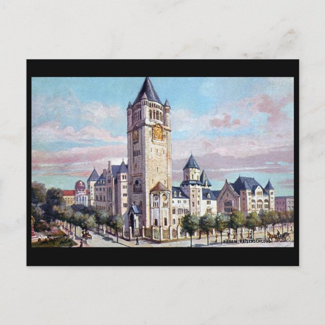 Alte Postkarte - Poznan, Polen (Vorderseite)