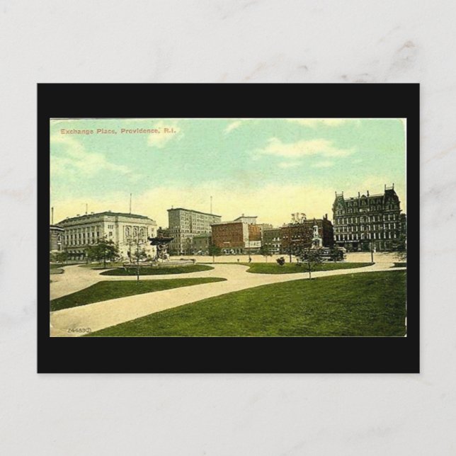 Alte Postkarte - Providence, RI, 1910 (Vorderseite)