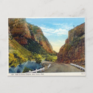 Alte Postkarte - Provo Canyon, Utah