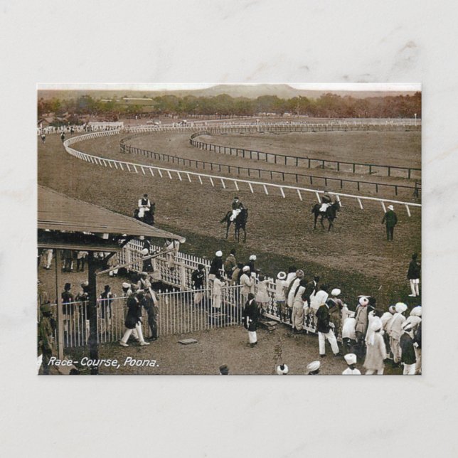 Alte Postkarte - Pune, Indien (Vorderseite)