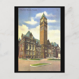 Alte Postkarte - Rathaus, Toronto, Ontario