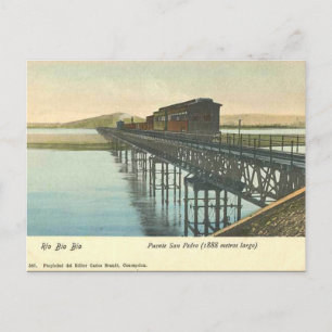 Alte Postkarte - Rio Bio Bio, Chile