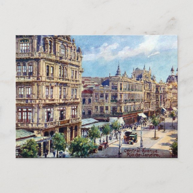 Alte Postkarte - Rio de Janeiro (Vorderseite)