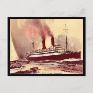 Alte Postkarte - RMS Caronia, Cunard Line