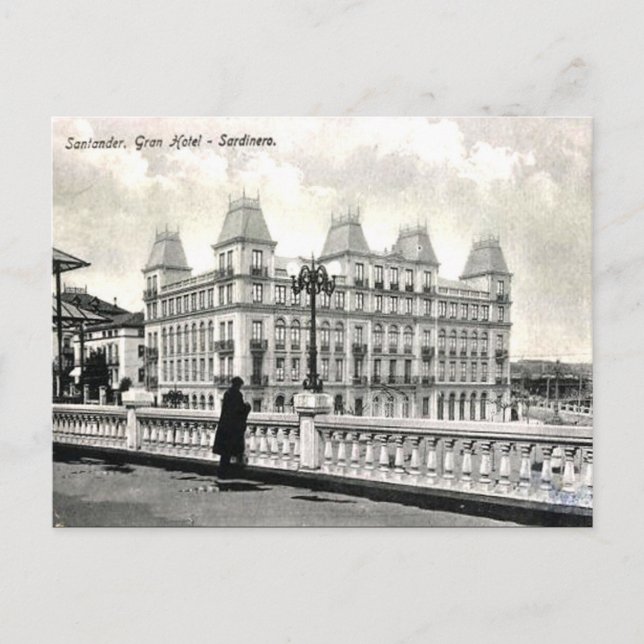 Alte Postkarte - Santander Spanien (Vorderseite)