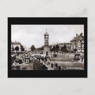 Alte Postkarte - Skegness-Uhr-Turm
