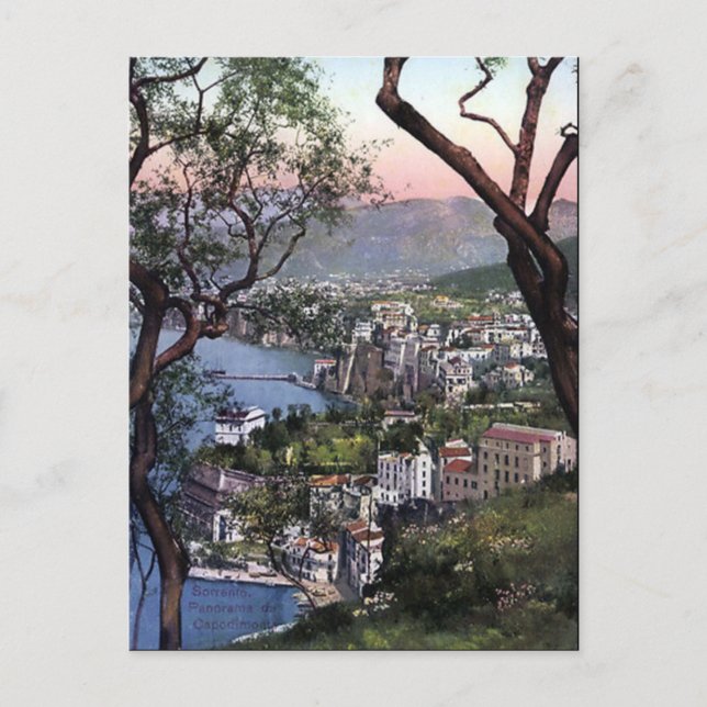 Alte Postkarte - Sorrento, Italien (Vorderseite)