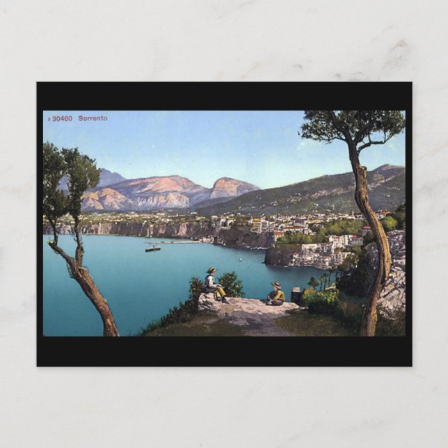 Alte Postkarte - Sorrento, Italien (Vorderseite)