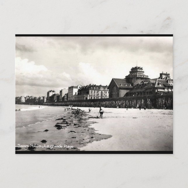 Alte Postkarte - St Malo, Ille und Vilaine (Vorderseite)