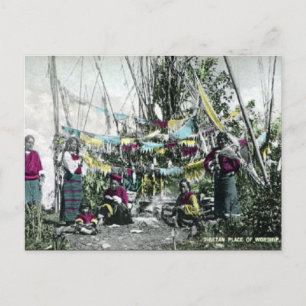 Alte Postkarte - Tibet