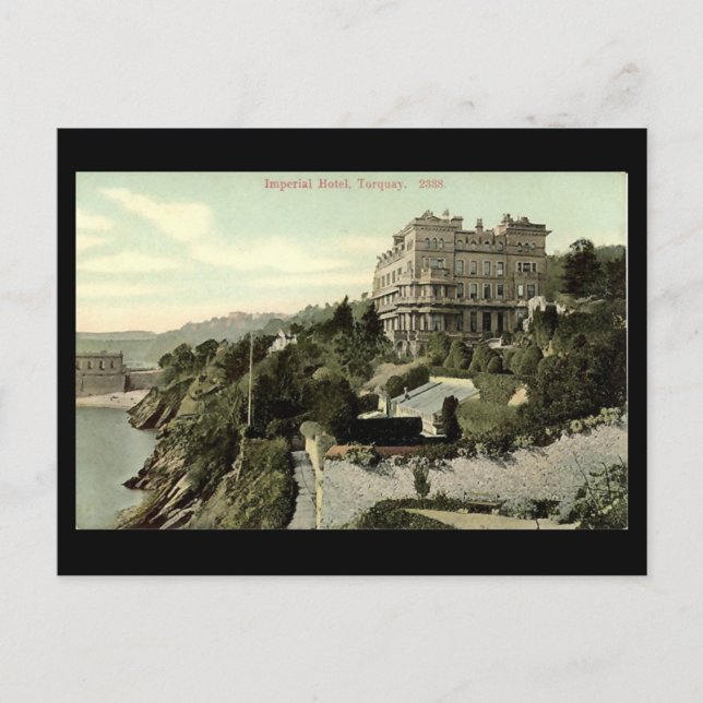 Alte Postkarte - Torquay, Devon (Vorderseite)