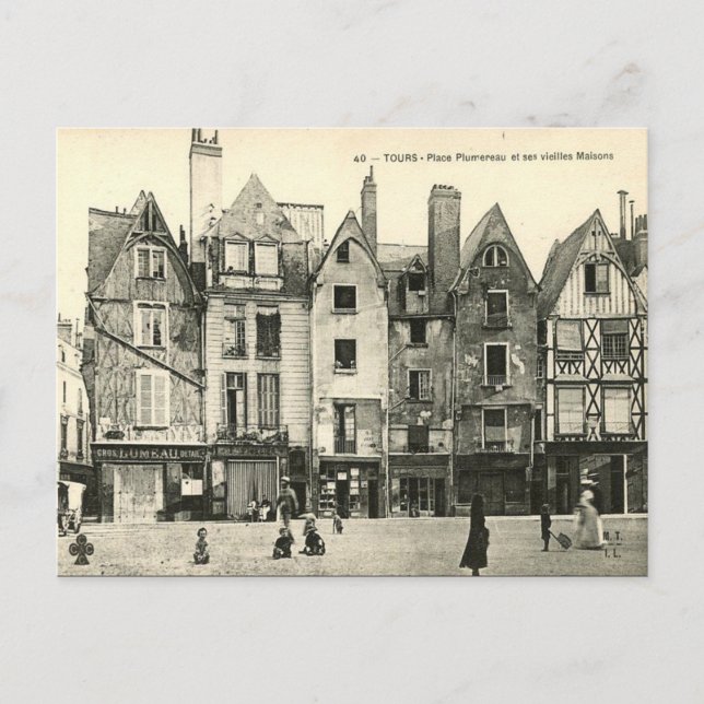 Alte Postkarte - Touren, Indre et Loire (Vorderseite)
