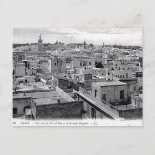 Alte Postkarte - Tunis