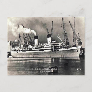 Alte Postkarte - UCMS Arundel Burg