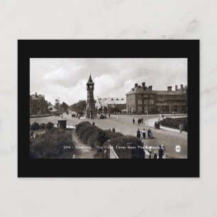 Alte Postkarte - Uhrturm, Skegness