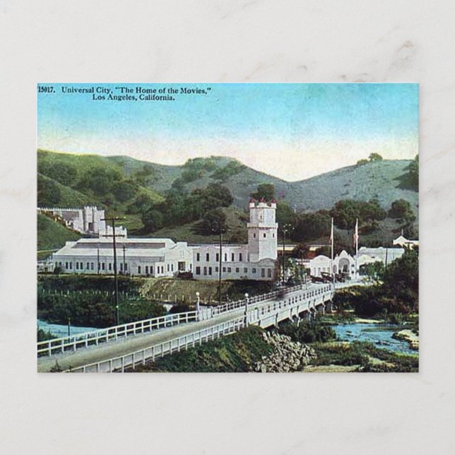 Alte Postkarte - Universelle Stadt, Los Angeles (Vorderseite)