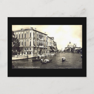 Alte Postkarte, Venedig, Palazzo Franchetti Postkarte