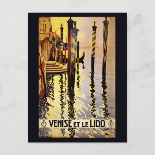 Alte Postkarte "Venise et le Lido" Italien