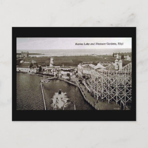 Alte Postkarte - Vergnügungspark, Rhyl