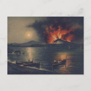 Alte Postkarte - Vesuv