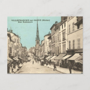 Alte Postkarte - Villefranche-sur-Saone, Rhone