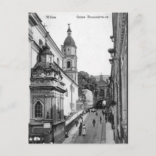 Alte Postkarte - Vilnius, Litauen (Vorderseite)