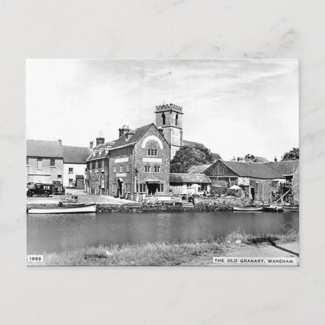 Alte Postkarte - Wareham, Dorset (Vorderseite)