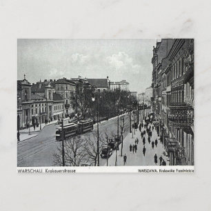 Alte Postkarte - Warschau, Polen