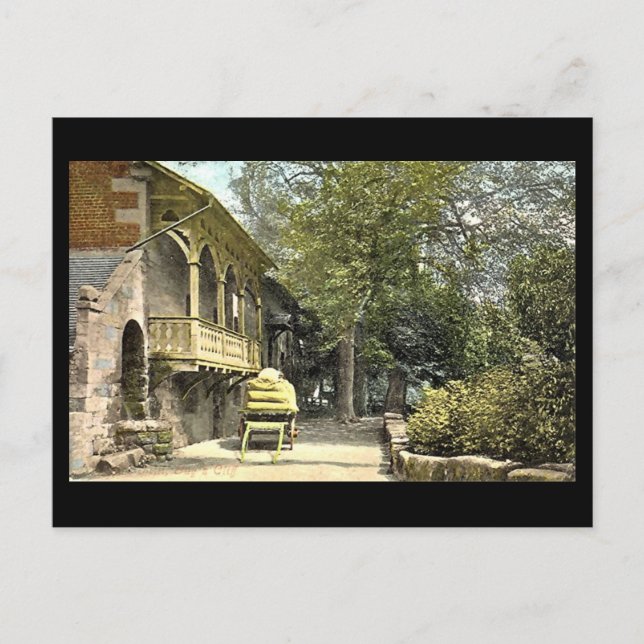 Alte Postkarte, Warwick, Typ Cliff Mill Postkarte (Vorderseite)