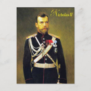 Alte Postkarte - Zar Nicholas II