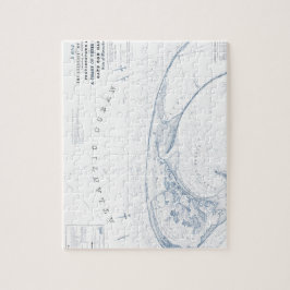 Alte Provincetown Cape Cod Karte Puzzle