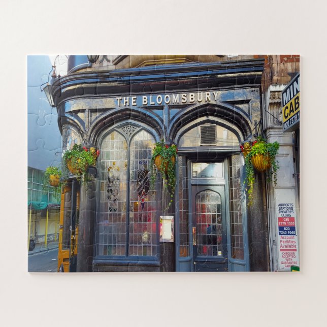 Alte Pubs in London. Puzzle (Horizontal)