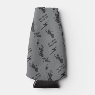 Alte Punks Die nie Skeleton Rock auf gotisch Flaschenkühler