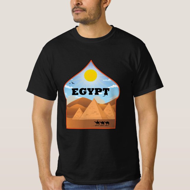 Alte Pyramiden aus Ägypten T-Shirt (Vorderseite)