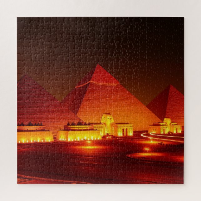 Alte Pyramiden Puzzle (Vertikal)