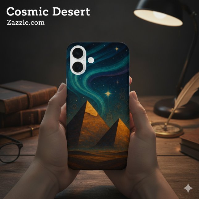 Alte Pyramiden Sacro Night Aquamarin Sky Case-Mate iPhone Hülle (Von Creator hochgeladen)