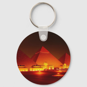 Alte Pyramiden Schlüsselanhänger