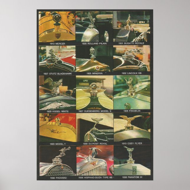 Alte Radiatorschmuck Poster (Vorne)