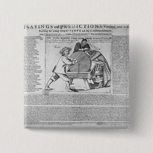 Alte Redewendungen und Vorhersagen Button (Vorderseite)