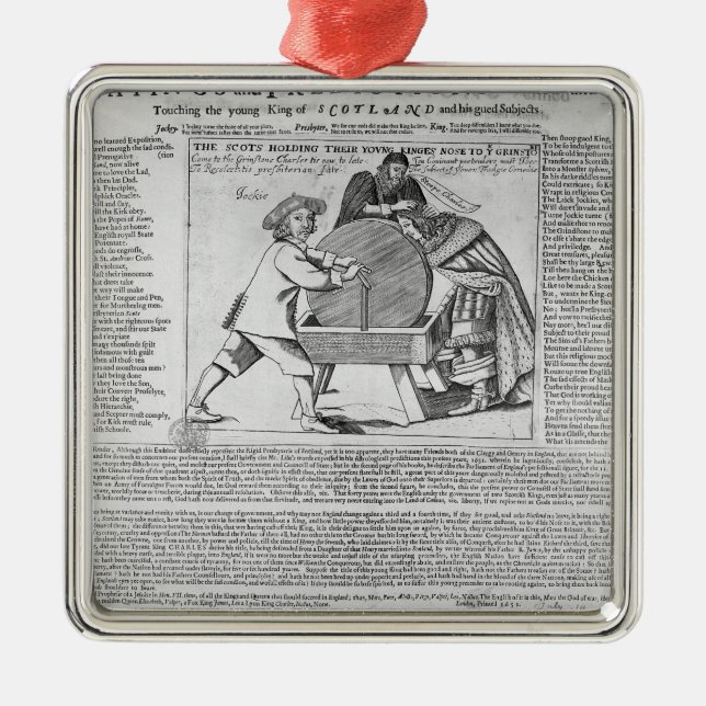 Alte Redewendungen und Vorhersagen Ornament Aus Metall (Vorne)