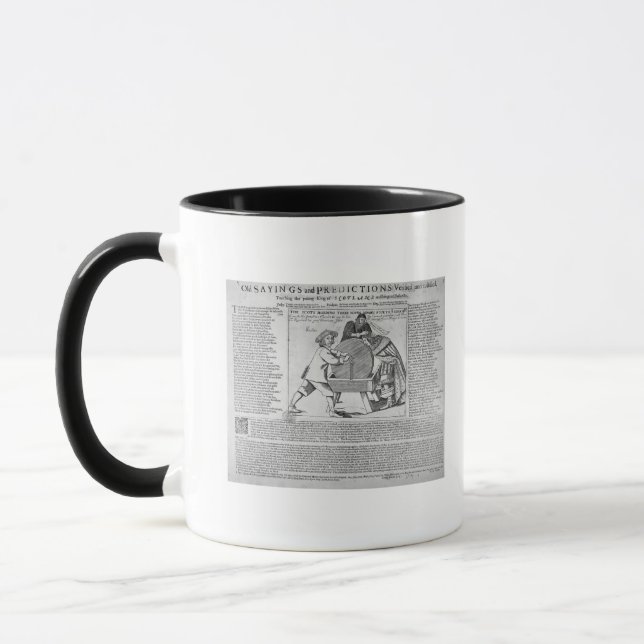 Alte Redewendungen und Vorhersagen Tasse (Links)
