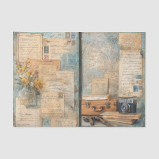 Alte Reisekiste Antike Weltkarte Retro Seidenpapier