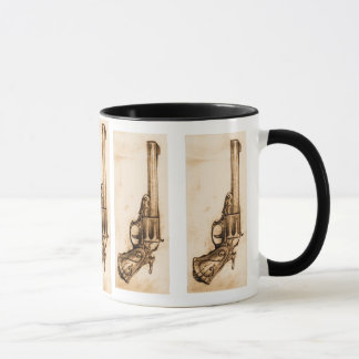 Alte Revolver-Tasse Tasse