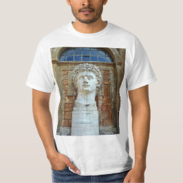 Alte römische Kriegerin lateinische Skulptur Männe T-Shirt