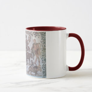 Alte römische Mosaiken Tasse