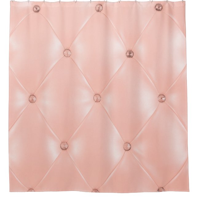 Alte Rose, Rosa, Hintergrund und Textur mit Leathe Duschvorhang (Vorderseite)