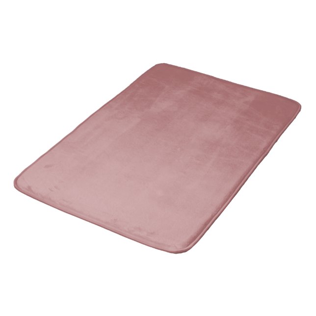 Alte Rose Rotes Rosa Badematte (Schrägansicht)