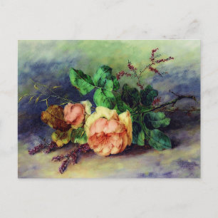 Alte Rosen Postkarte