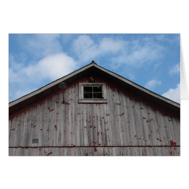 Alte rote Scheune (Vorderseite (Horizontal))