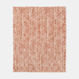 Alte rote Ziegelwandstruktur. Fleecedecke